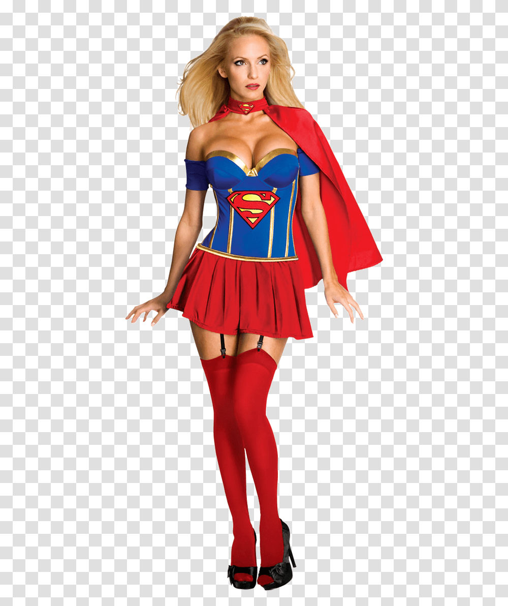 Supergirl By Elcesar18 Superhero Dress Up Adults, Costume, Skirt, Person Transparent Png