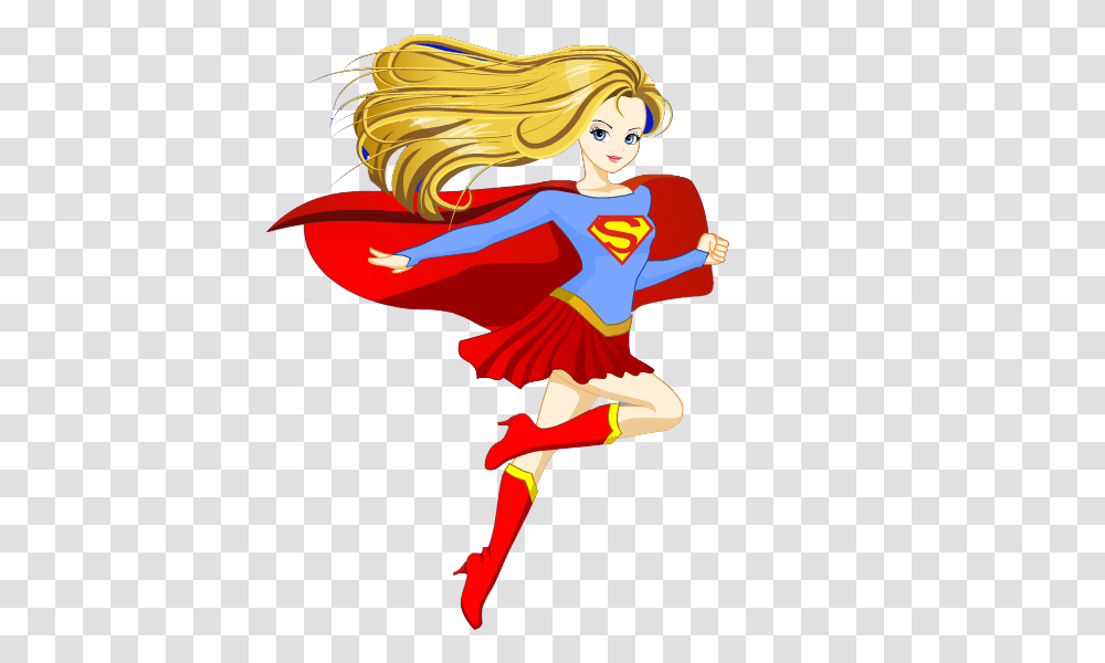 Supergirl Clip Superwoman Cartoon Supergirl, Person, Dance Pose, Leisure Activities, Performer Transparent Png