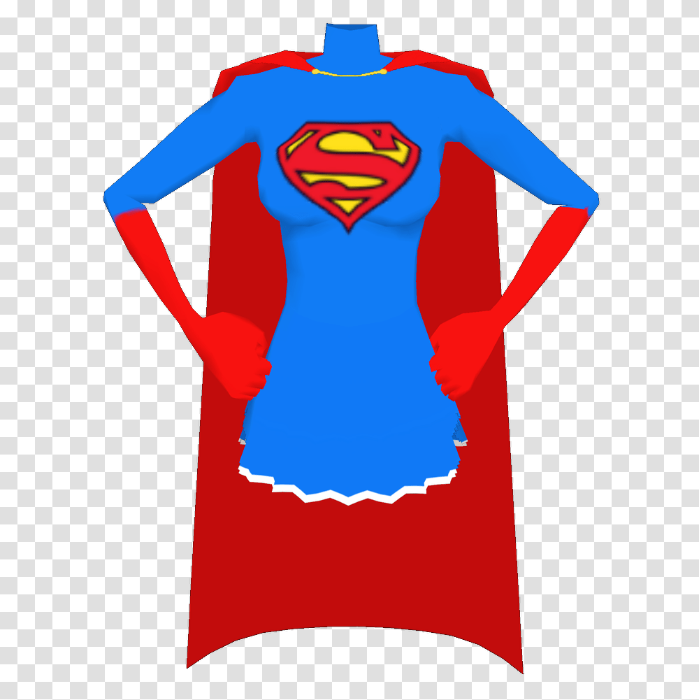 Supergirl Clipart Cape, Sleeve, Long Sleeve, Dress Transparent Png