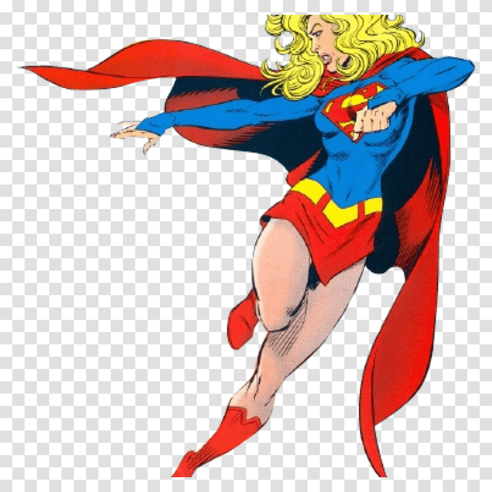 Supergirl Clipart Free Clipart Download, Book, Person, Human, Comics Transparent Png