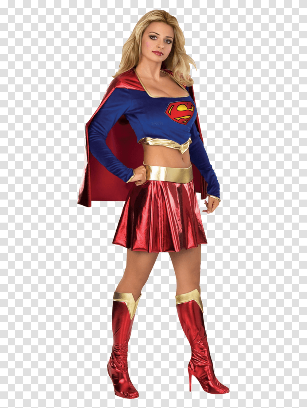 Supergirl Clipart Free Sexy Superhero Costume, Skirt, Person, Female Transparent Png