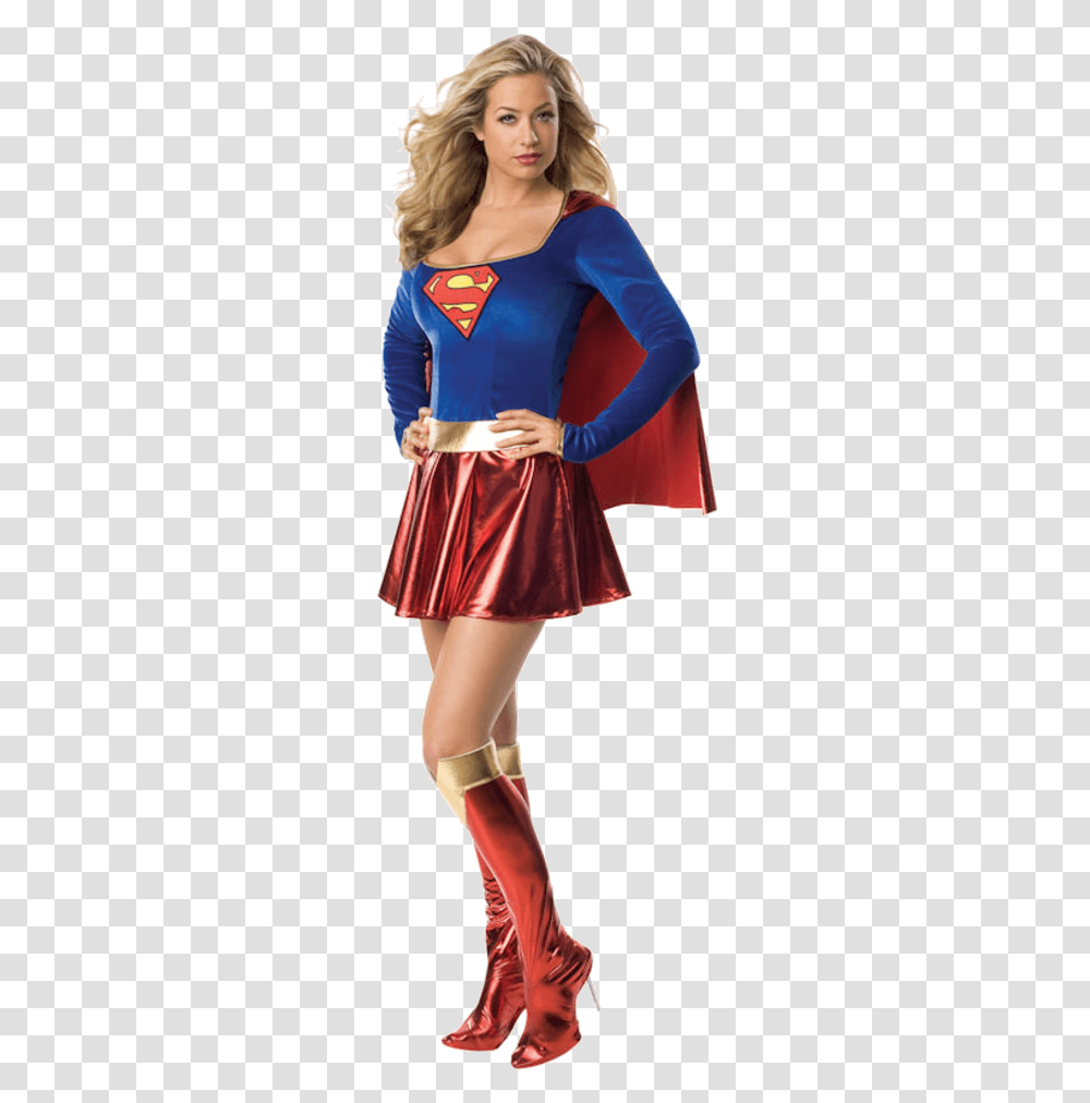 Supergirl, Apparel, Costume, Person Transparent Png