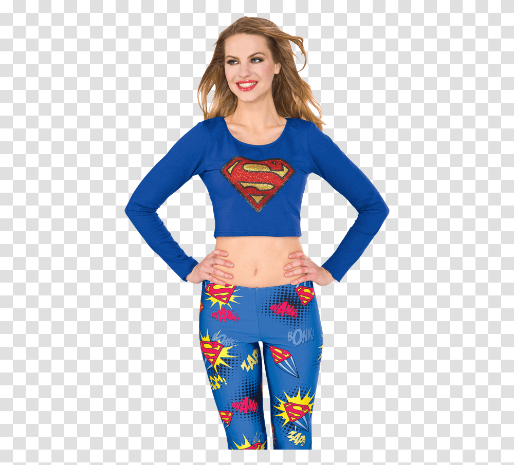 Supergirl, Apparel, Sleeve, Long Sleeve Transparent Png