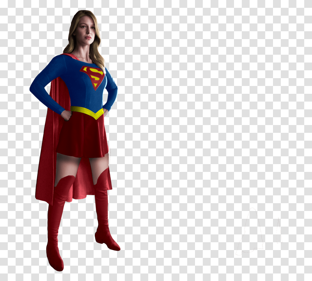 Supergirl Costume Cosplay Suit Adult Supergirl, Apparel, Person, Human Transparent Png