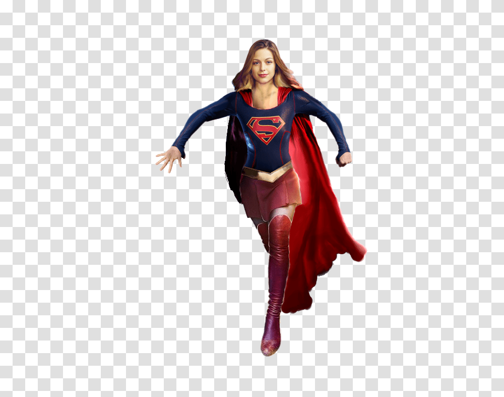 Supergirl, Costume, Person, Human, Cape Transparent Png