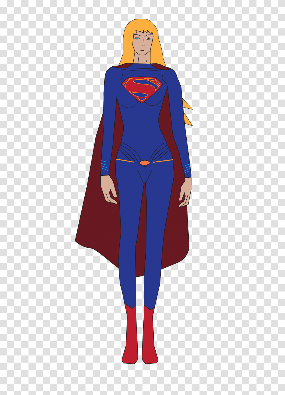Supergirl Dc Comics, Sleeve, Long Sleeve, Suit Transparent Png