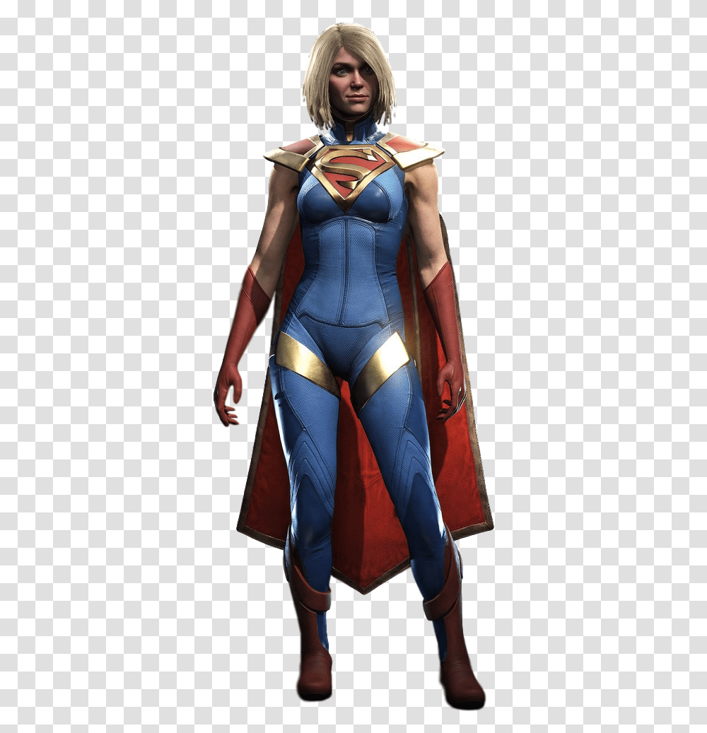 Supergirl Evolution Kara Zor El Injustice, Costume, Person, Spandex Transparent Png