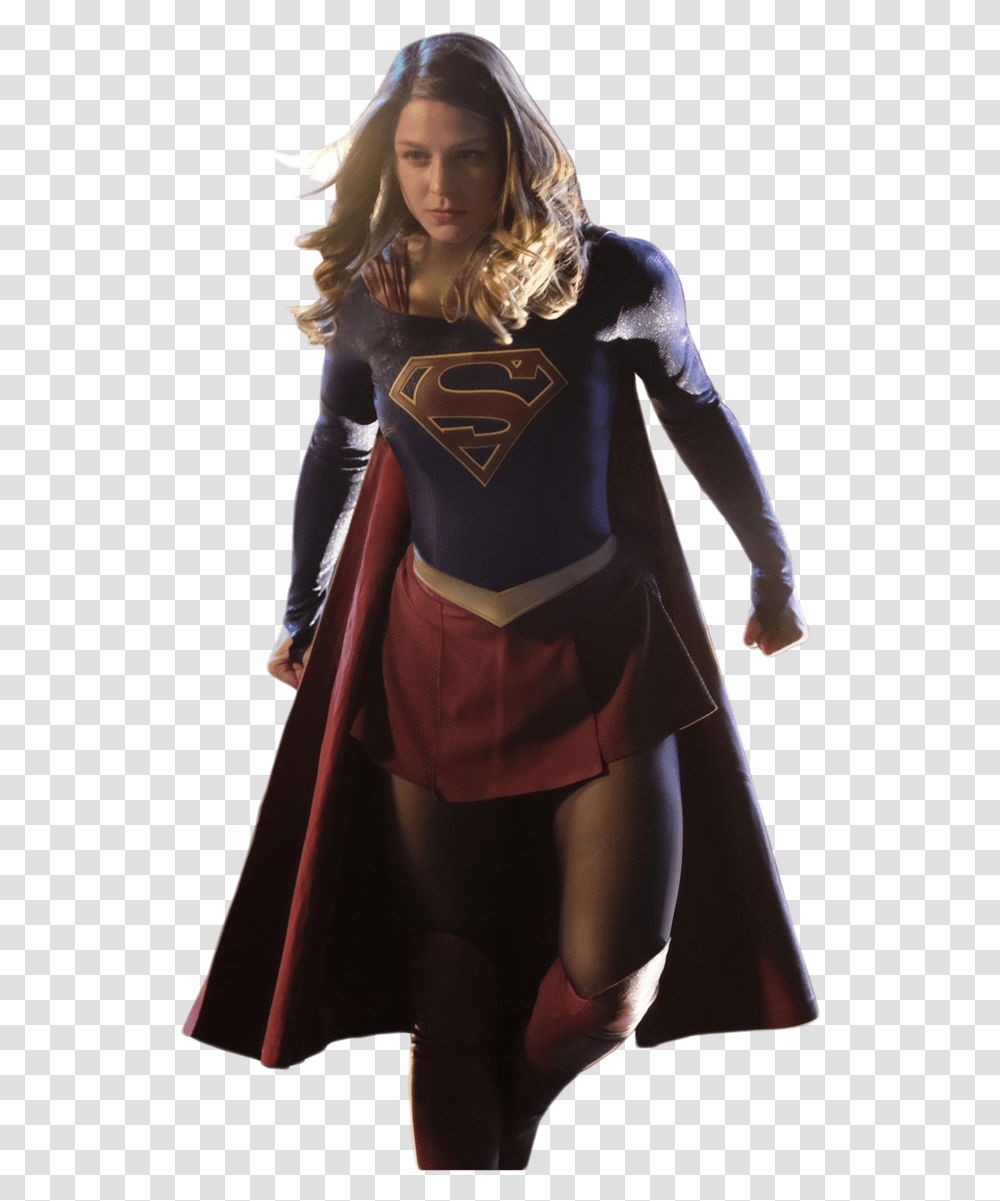 Supergirl Flying, Apparel, Costume, Person Transparent Png