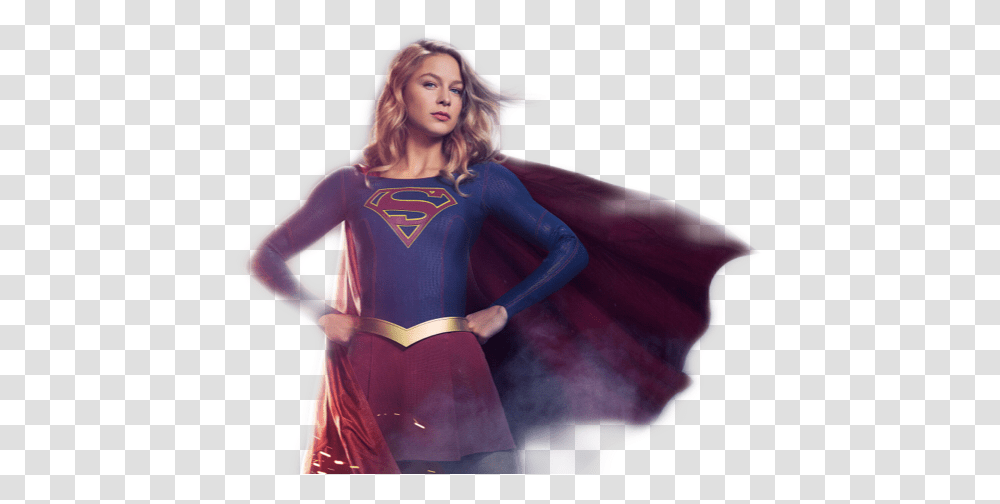 Supergirl Freetoedit Supergirl Season, Costume, Person, Cape Transparent Png