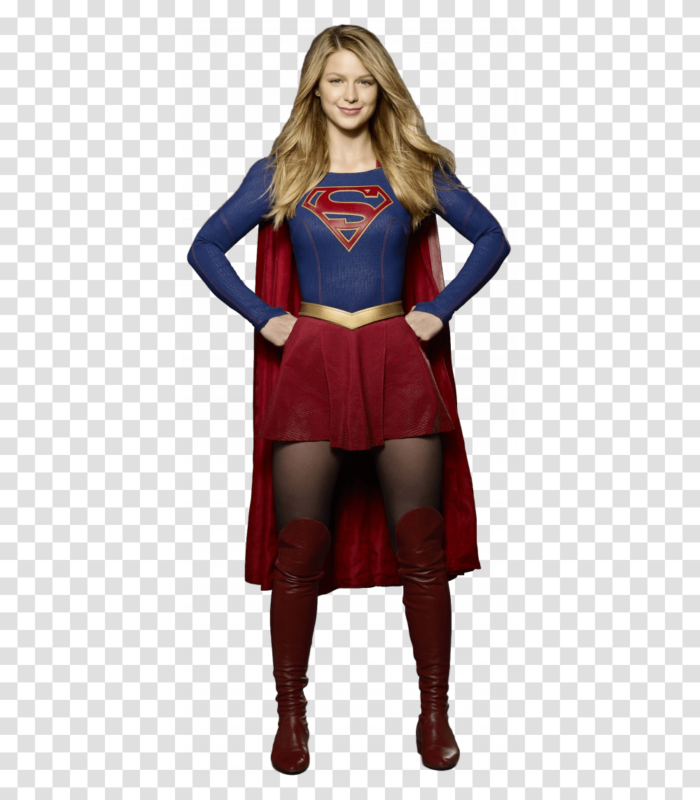 Supergirl Hd Image, Costume, Apparel, Person Transparent Png