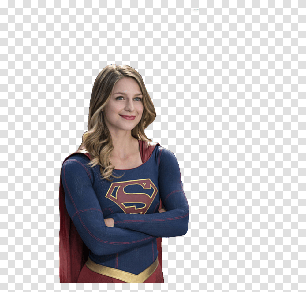 Supergirl Hd, Sleeve, Long Sleeve, Person Transparent Png