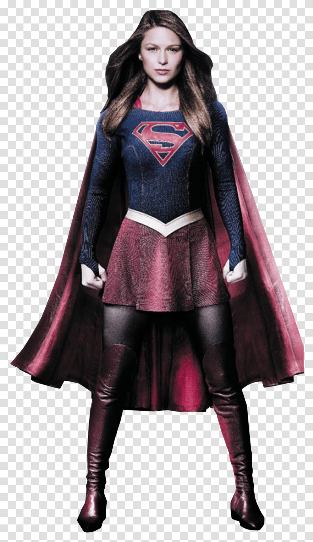 Supergirl Images Collection For Logo, Clothing, Apparel, Costume, Person Transparent Png