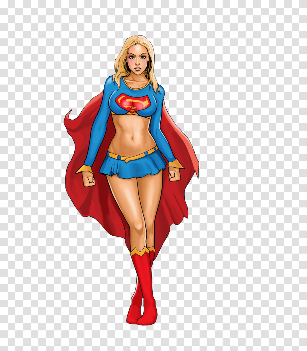 Supergirl Images Free Download, Costume, Female, Person Transparent Png