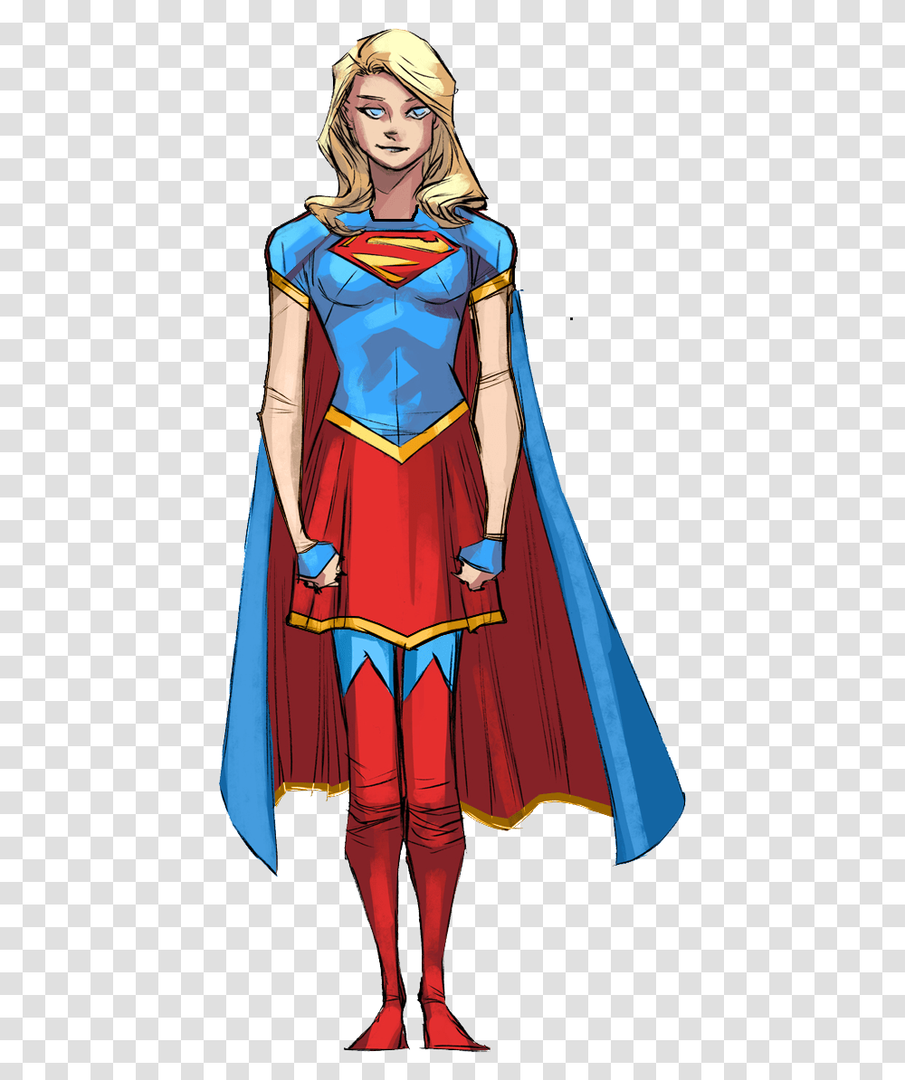 Supergirl Kara Zor El Green Arrow Kevin Smith Dc Rebirth Kara Zor El Rebirth, Clothing, Person, Fashion, Cloak Transparent Png