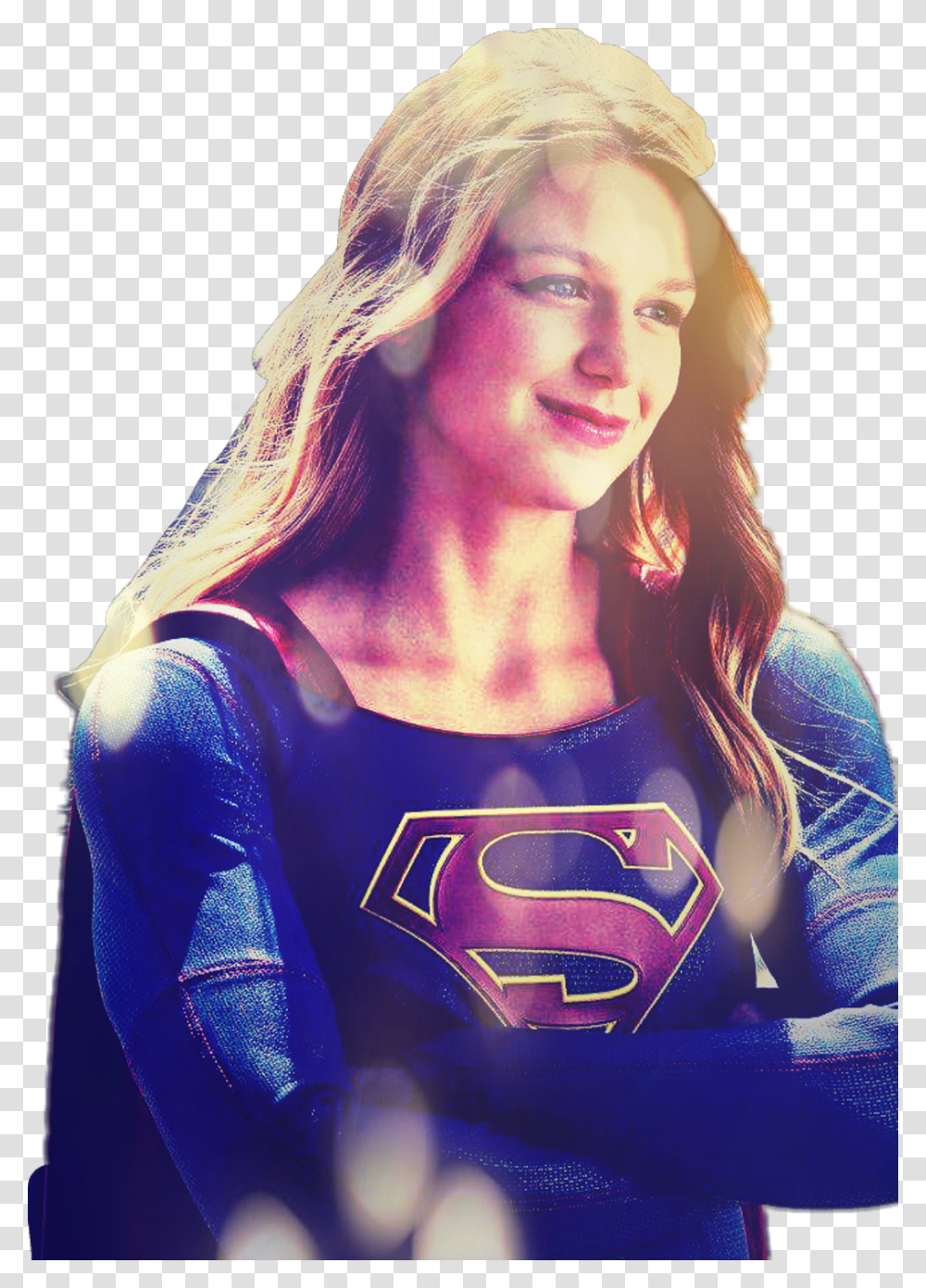 Supergirl Melissabenoist Edit Melissa Benoist Beautiful Supergirl, Person, Female, Face, Leisure Activities Transparent Png