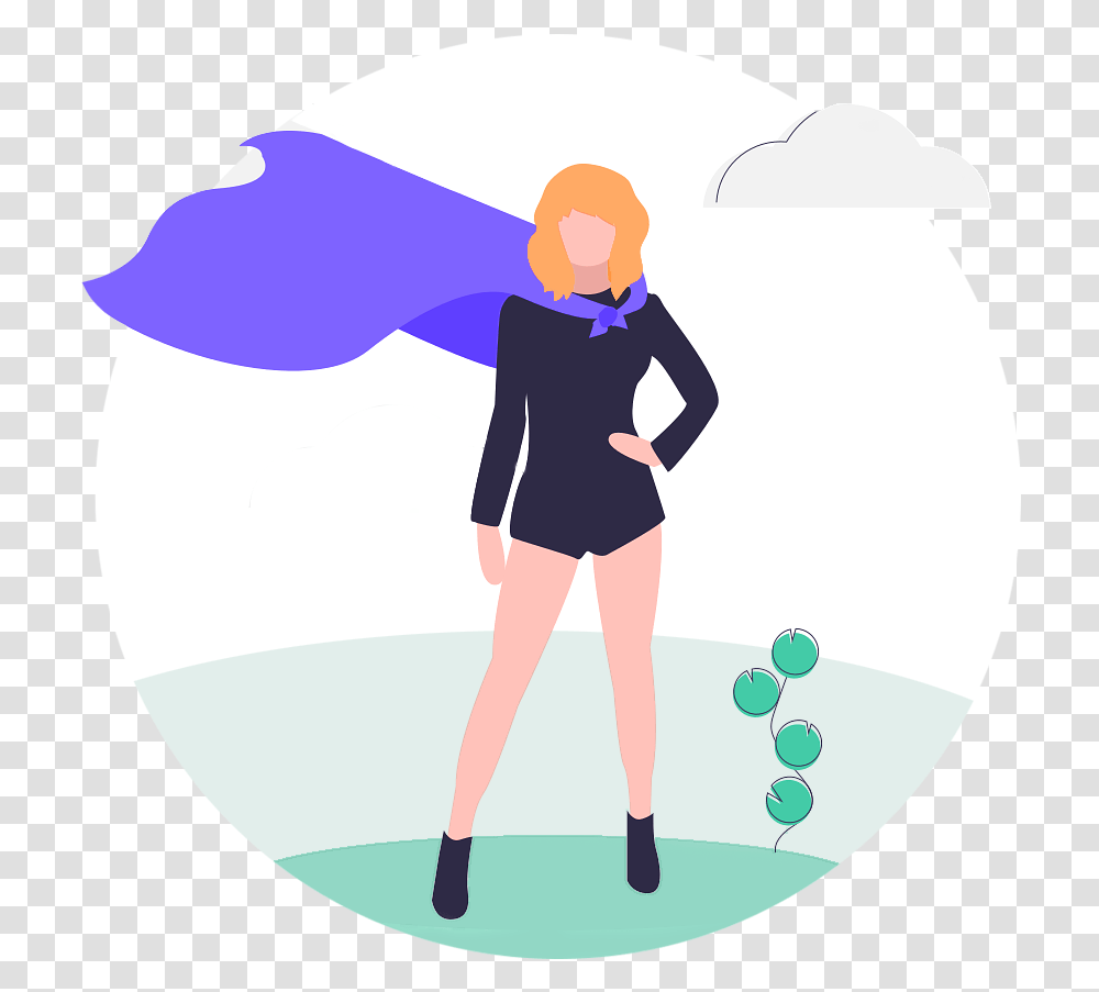 Supergirl, Person, Standing, Shoe Transparent Png