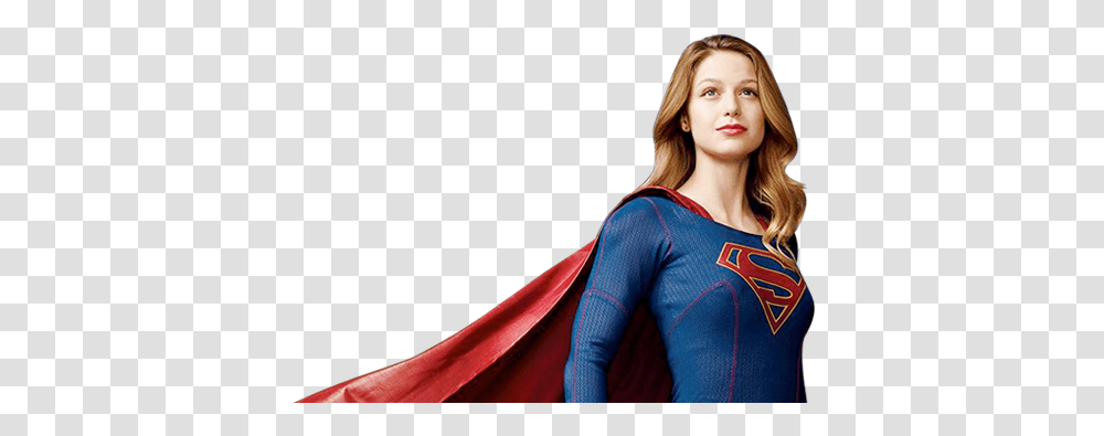 Supergirl Right Supergirl Logo Cw, Sleeve, Clothing, Long Sleeve, Person Transparent Png