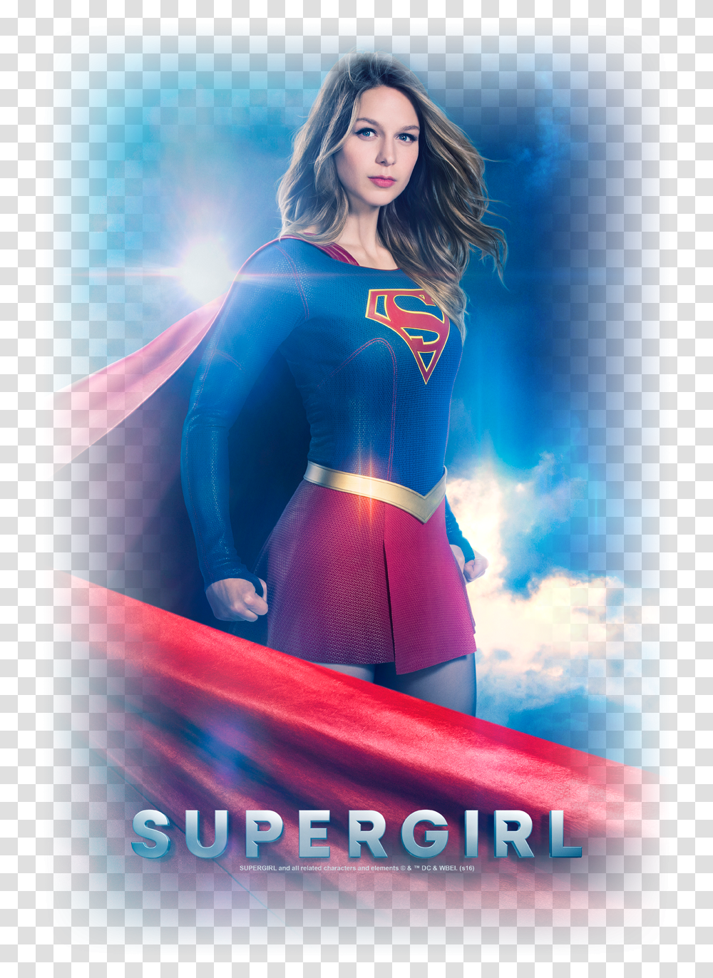 Supergirl Season 2 Cover, Person, Costume, Spandex Transparent Png
