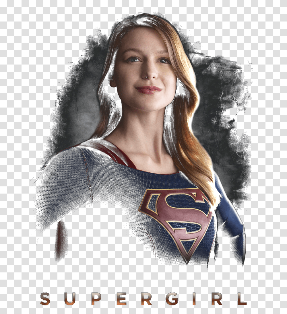 Supergirl Stand Tall Juniors Tank Melissa Benoist Supergirl Full, Female, Person, Sleeve Transparent Png