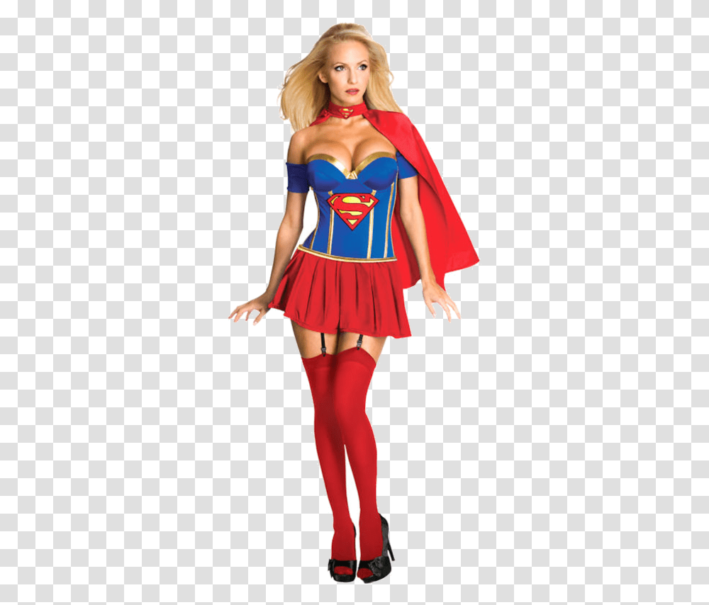 Supergirl Supergirl Costume, Clothing, Apparel, Person, Human Transparent Png