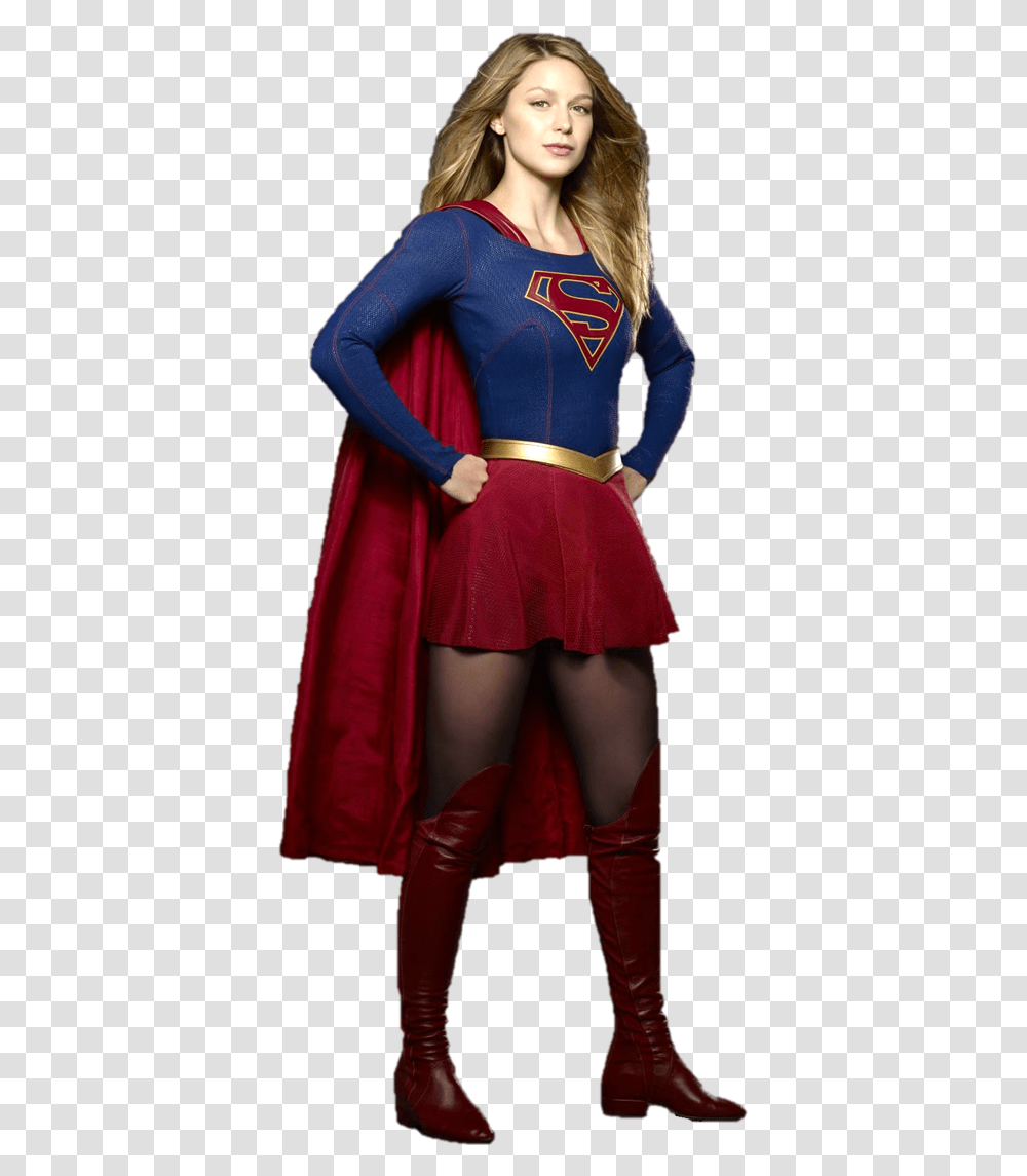 Supergirl Supergirl, Costume, Clothing, Person, Skirt Transparent Png
