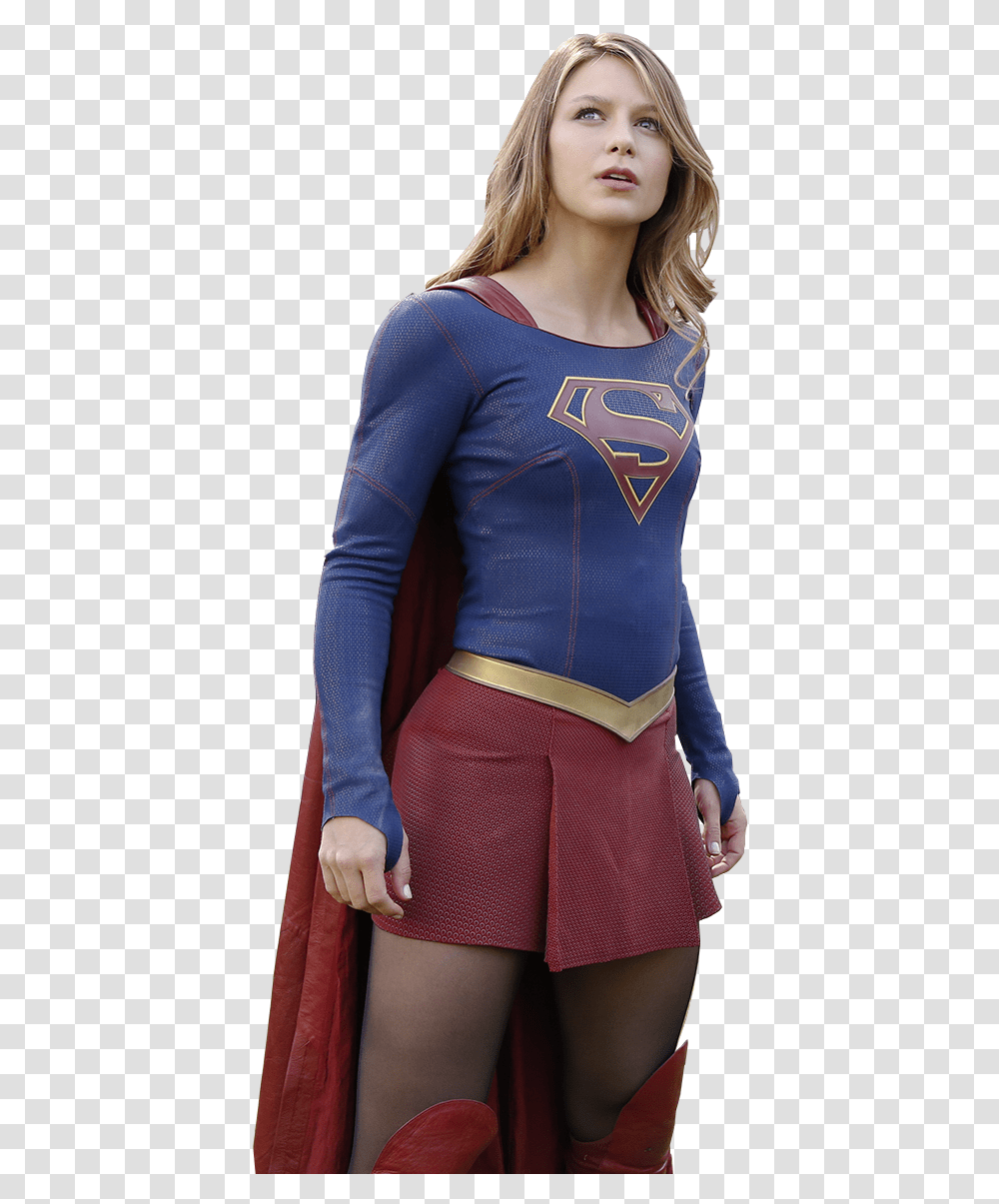 Supergirl Supergirl, Sleeve, Clothing, Long Sleeve, Person Transparent Png