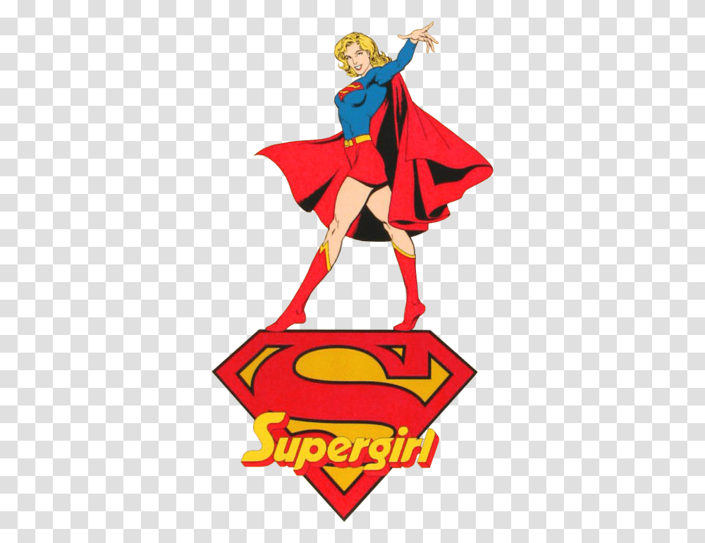 Supergirl With Logo, Leisure Activities, Dance Pose, Person, Performer Transparent Png