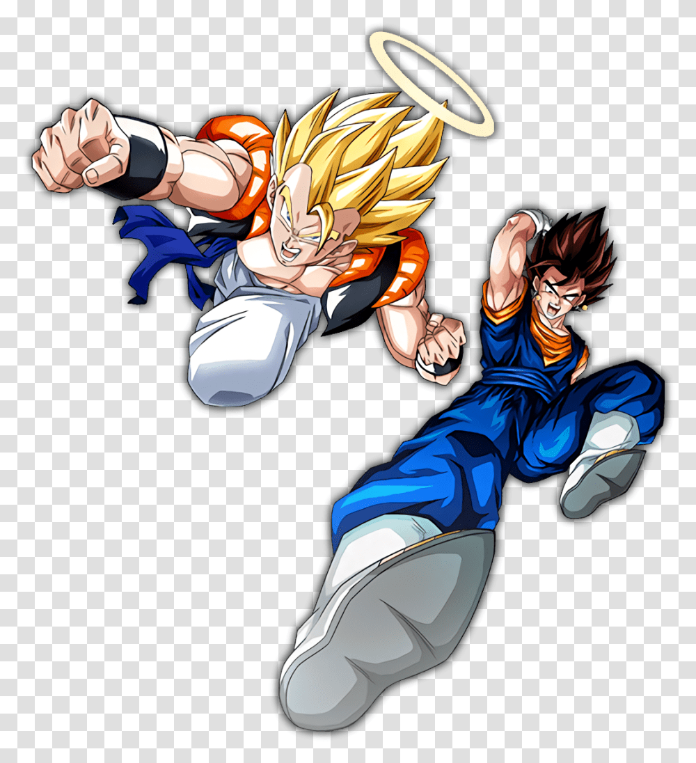 Supergogeta Vegito Action Download Lr Art Dokkan Hd, Person, Human, Comics, Book Transparent Png