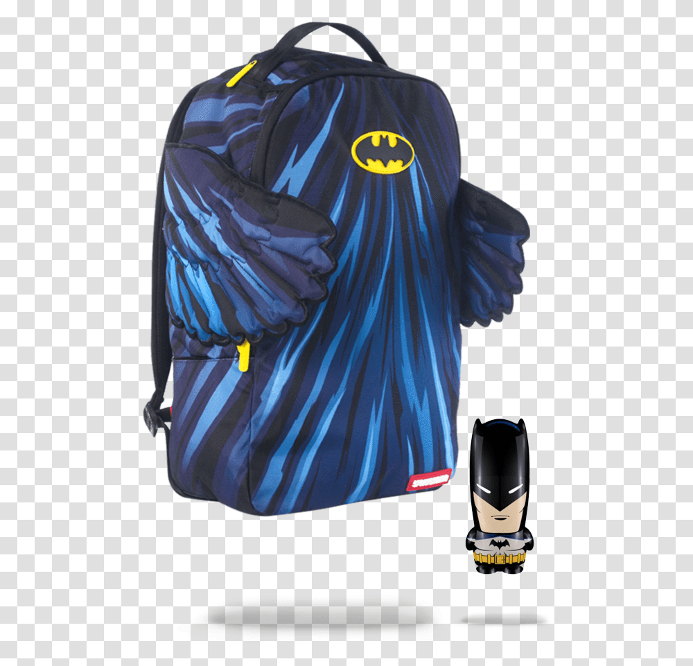 Superhero Cape Sprayground Batman Backpack, Apparel, Bag, Footwear Transparent Png