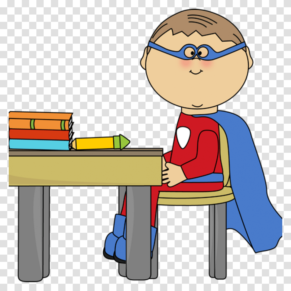 Superhero Clipart Football Clipart House Clipart Online Download, Furniture, Table, Reading, Sitting Transparent Png