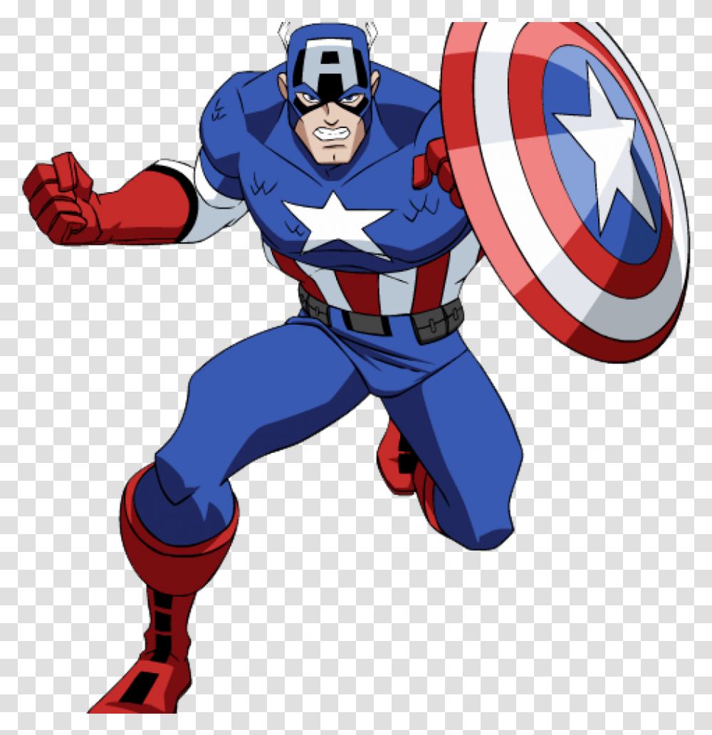 Superhero Clipart Free Ba Superhero Clipart Clipart Avengers Captain America Dessin, Costume, Person, Human, Armor Transparent Png