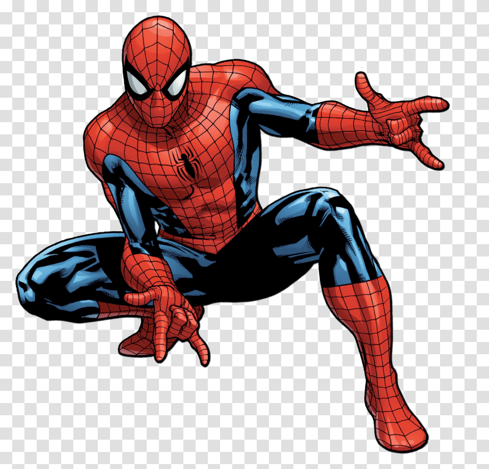 Superhero Comics Spider Man Book Comic Marvel Clipart, Person, Human, People, Ninja Transparent Png
