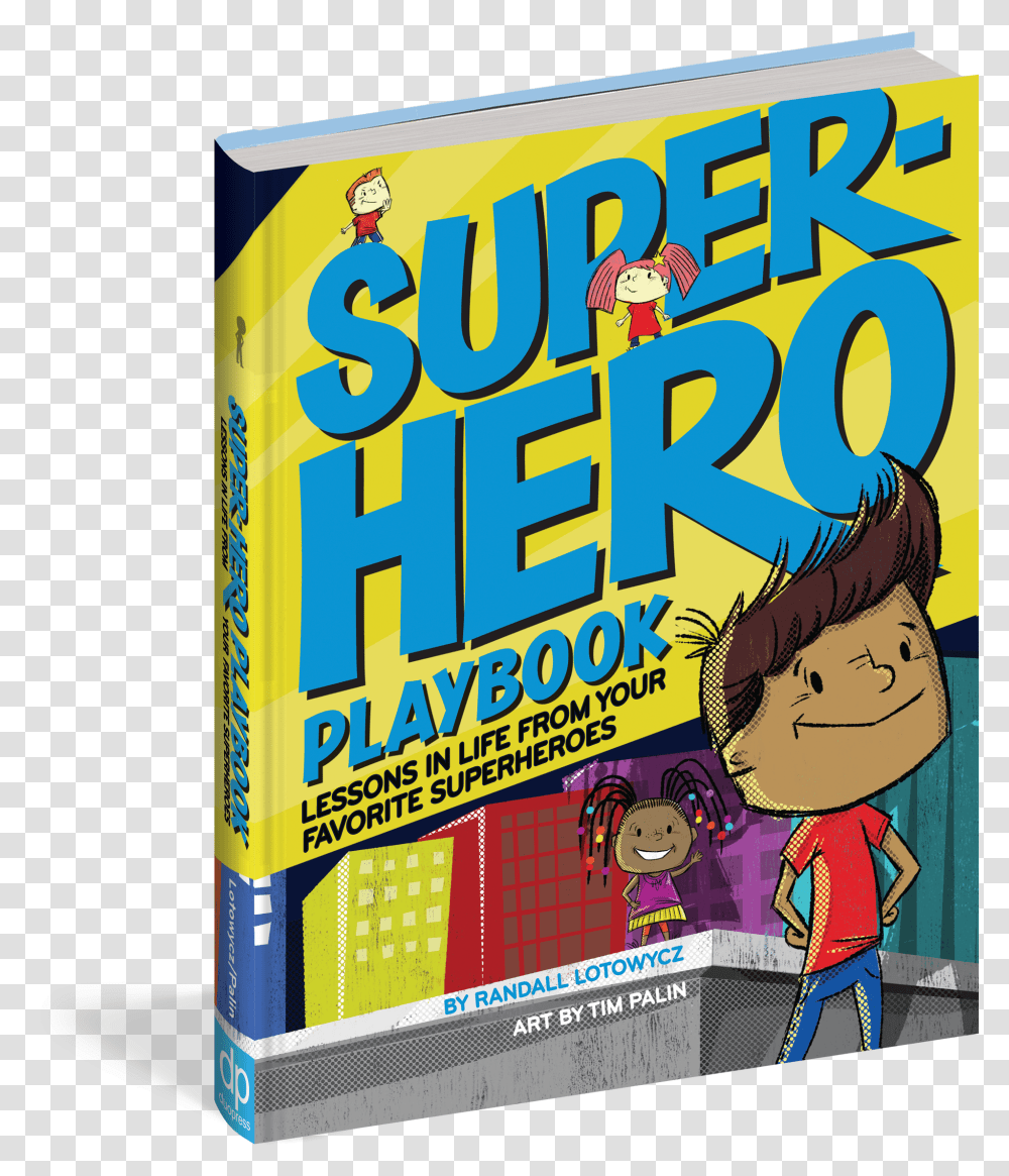 Superhero Playbook Cartoon Transparent Png