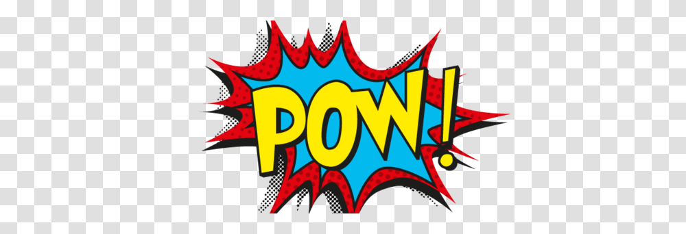 Superhero Pow Signs, Parade, Label, Crowd Transparent Png