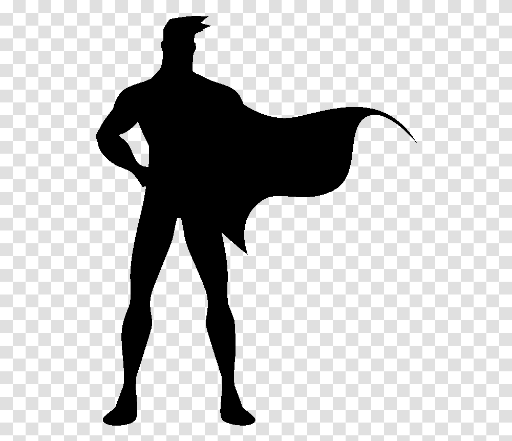 Superhero Silhouette, Gray, World Of Warcraft Transparent Png