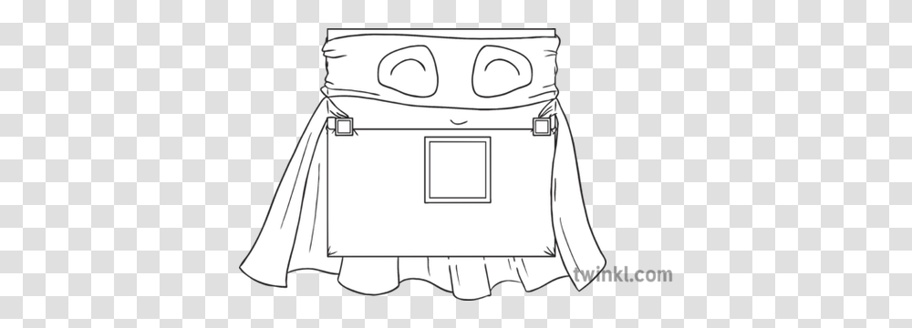 Superhero Square 2d Shape Maths Super Hero Cape Mask Line Art, Switch, Electrical Device Transparent Png