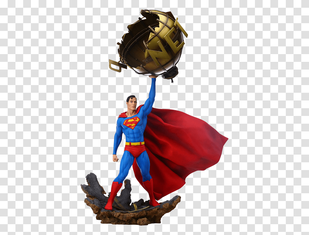 Superman 1 6 Statue, Person, Costume, Leisure Activities Transparent Png