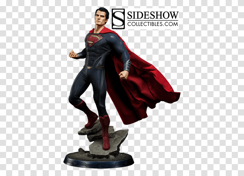 Superman 14 Premium Format Figure By Sideshow Collectibles Sideshow, Person, Costume, Cape Transparent Png