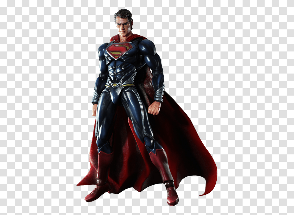 Superman 2013 Superman Man Of Steel Play Arts Kai Square Enix, Spandex, Person, Human, Horse Transparent Png