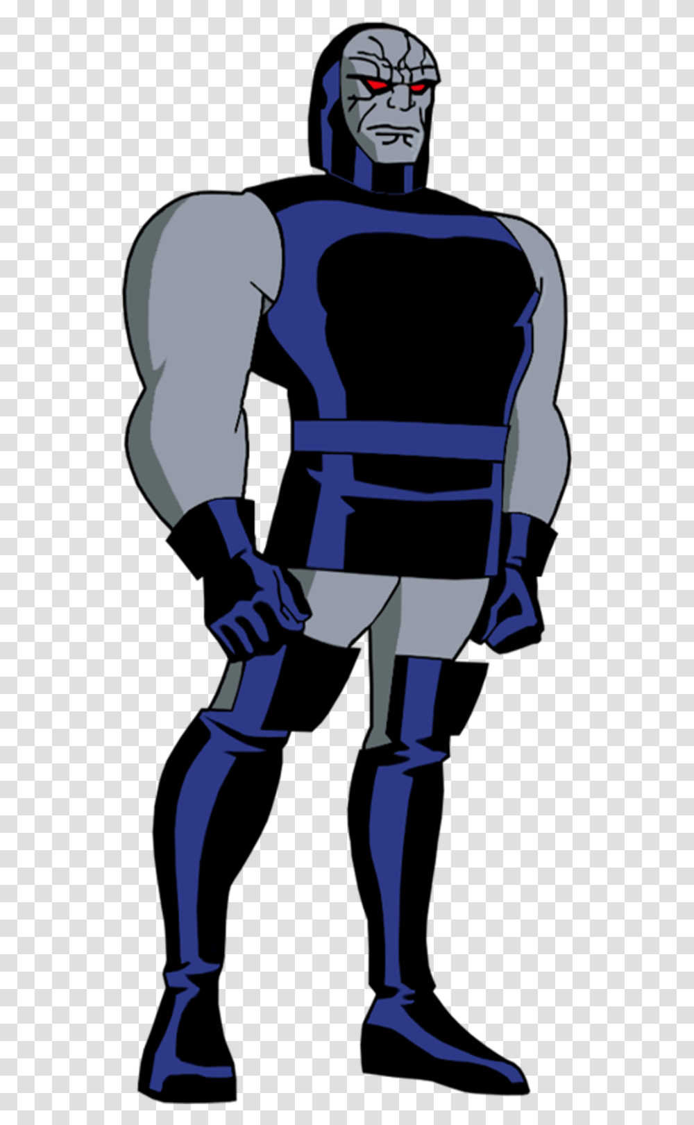 Superman Animated Series Darkseid Superman The Animated Series Darkseid, Silhouette, Person, People, Ninja Transparent Png