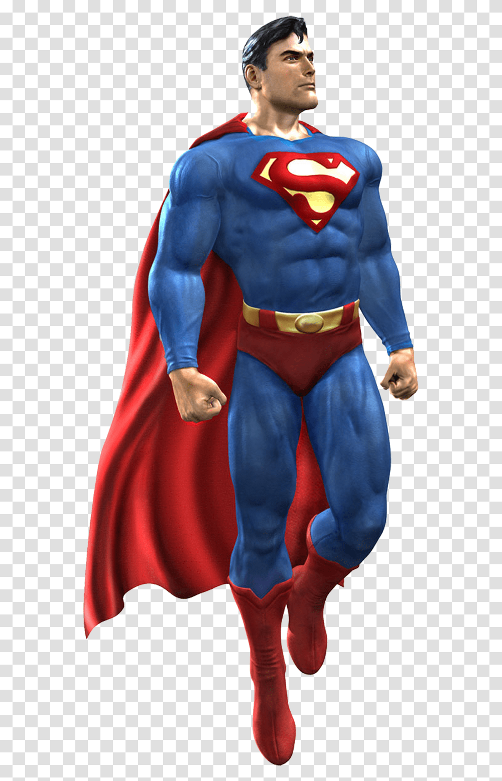 Superman Background Superman, Cape, Person, Figurine Transparent Png
