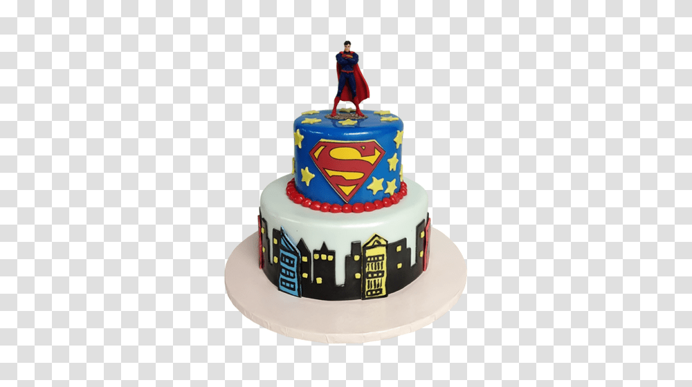 Superman Cake Image, Dessert, Food, Birthday Cake, Person Transparent Png