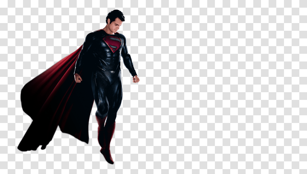 Superman Clip Art Black And White, Sleeve, Long Sleeve, Person Transparent Png