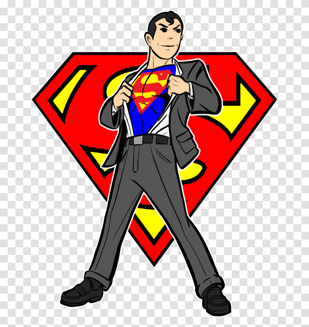 Superman Clipart Superman Logo, Person, Performer, Magician Transparent Png