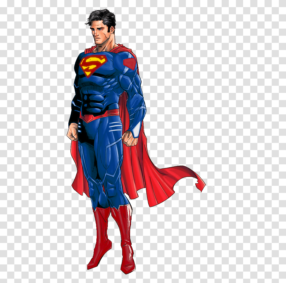 Superman Comic Superman, Costume, Person, Sleeve Transparent Png