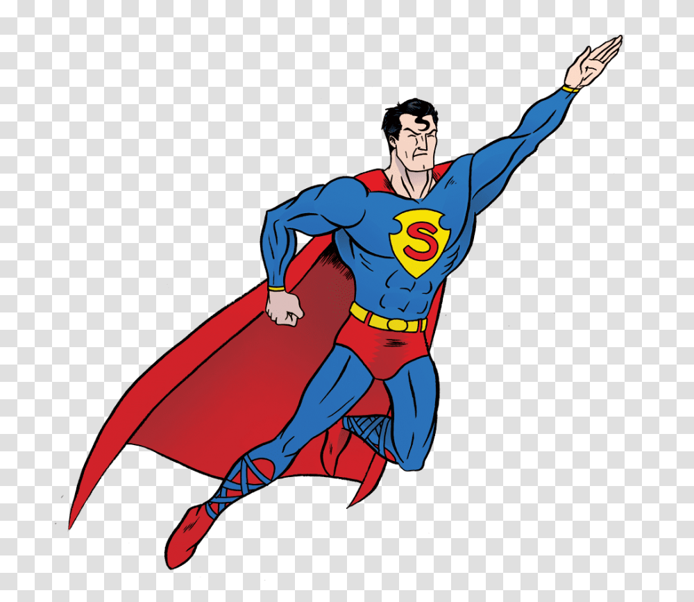 Superman, Costume, Person, Book Transparent Png