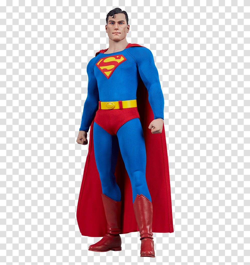 Superman, Costume, Person, Human, Cape Transparent Png