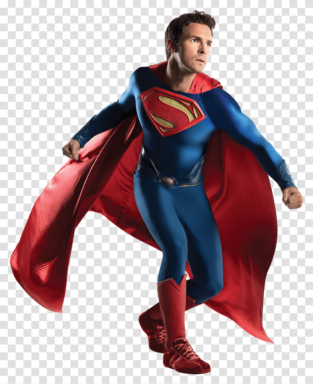 Superman Costumes, Apparel, Cape, Long Sleeve Transparent Png