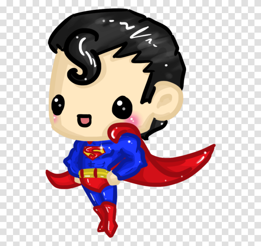 Superman Cute Superman Chibi, Toy, Helmet, Apparel Transparent Png