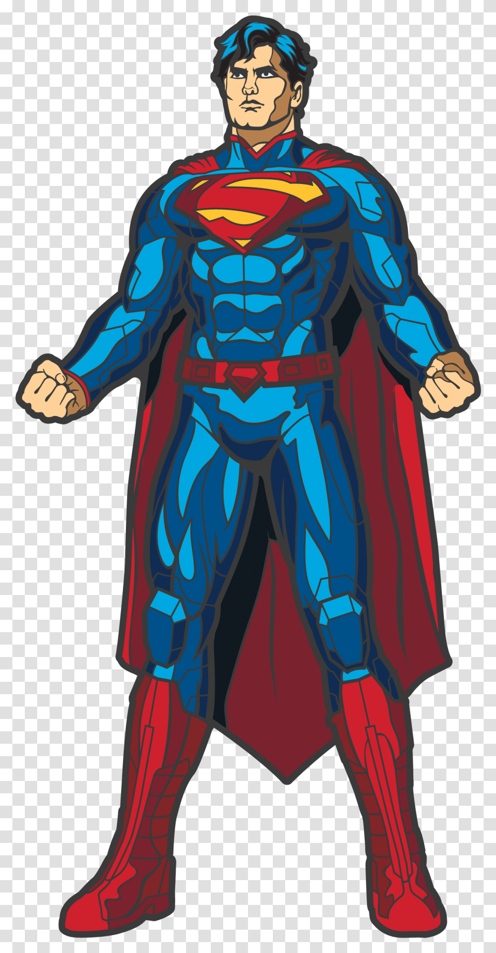 Superman Figpin, Person, Performer, Costume Transparent Png